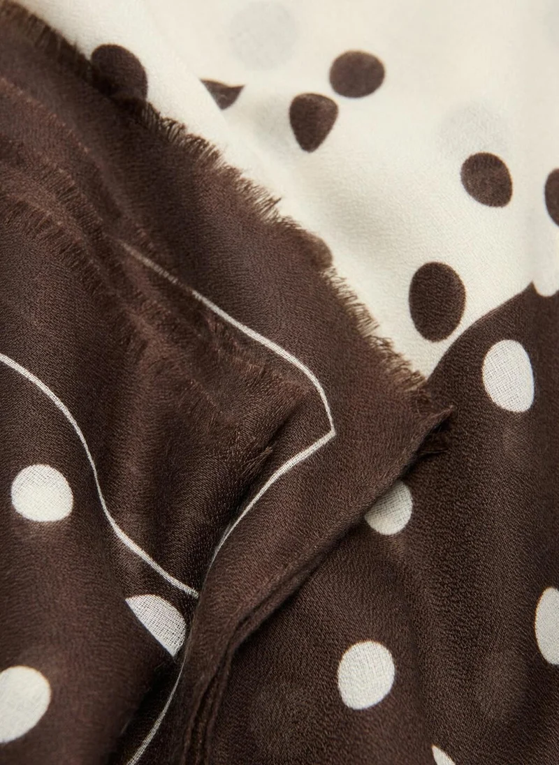 Mango  Spots print scarf for Women | Best Price UAE